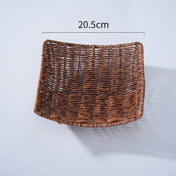 Unisex Elegant Rattan Serving Plate Stornfield