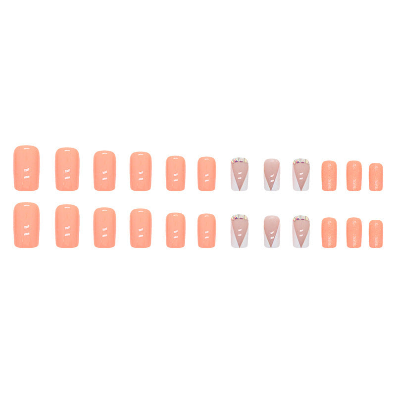 Elegant Crystal-Studded Press-On Nail Tips Stornfield
