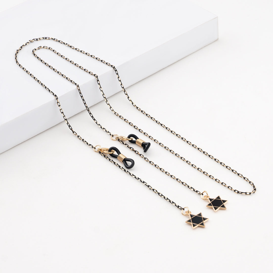Elegant Geometric Glasses Chain Stornfield