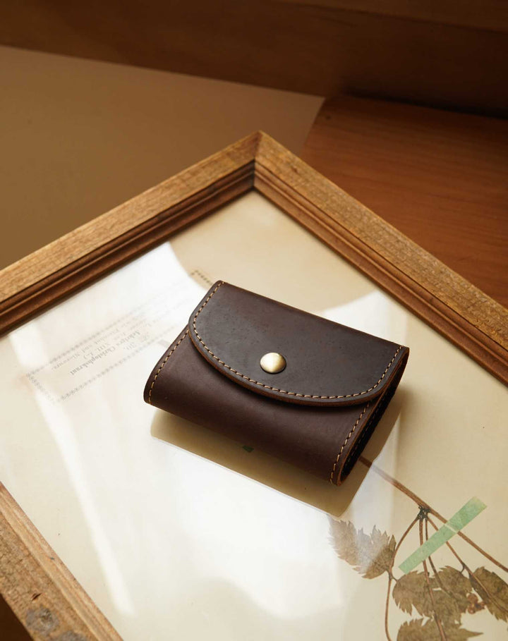 Compact Leather Card Holder