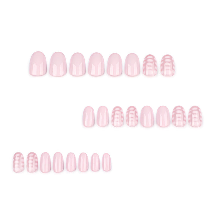 Artistic nail art with elegant lines and delicate design Stornfield
