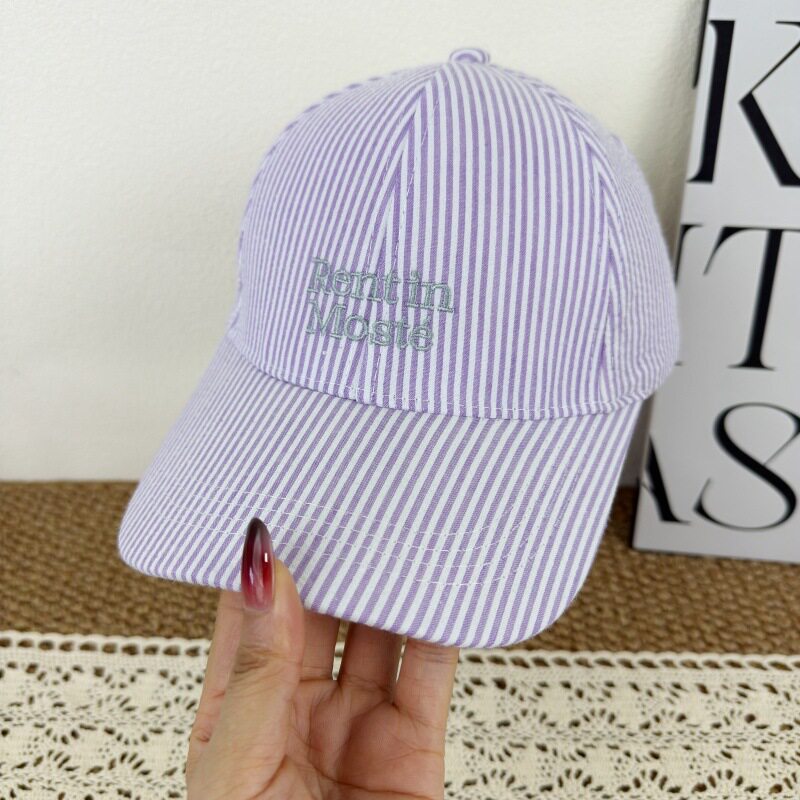 Women's Striped Embroidered Baseball Cap Stornfield