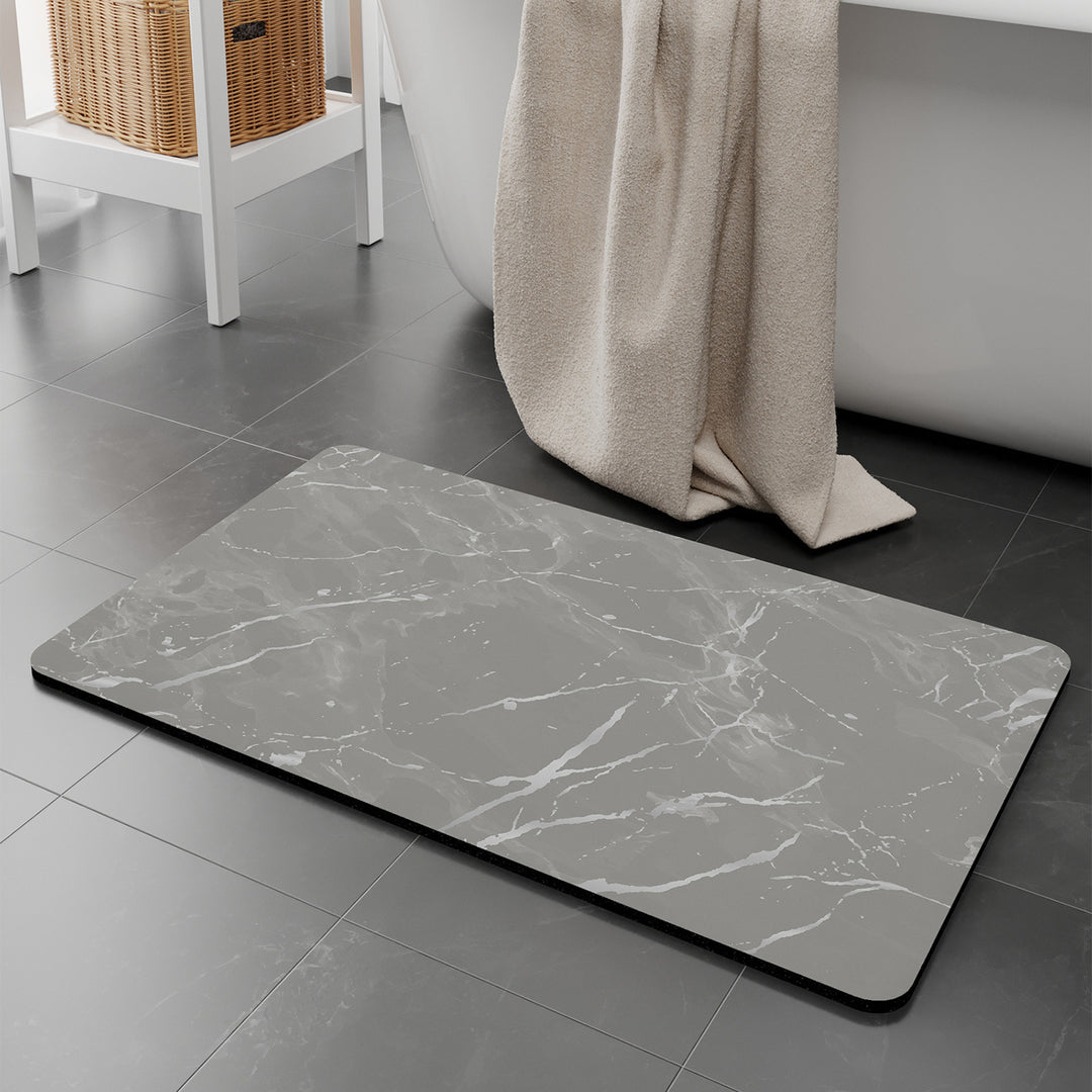 Luxurious Marble Effect Bath Mat