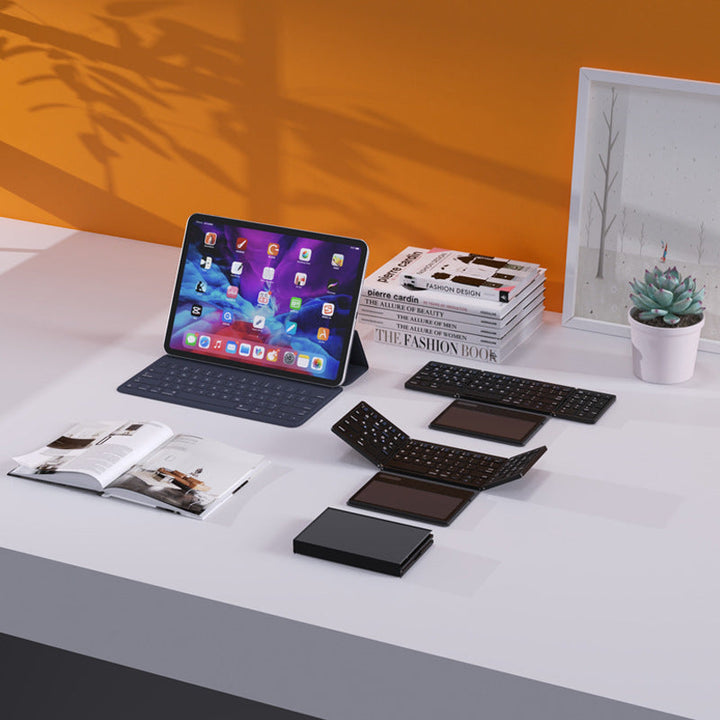 Ultra-Slim Portable Bluetooth Keyboard with Touchpad Stornfield
