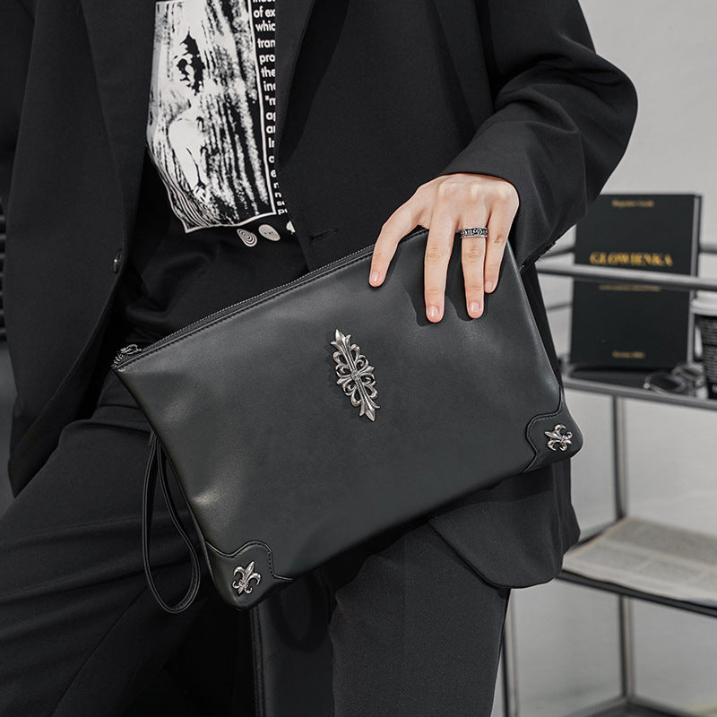 Elegant Clutch Made of High-Quality Faux Leather Stornfield