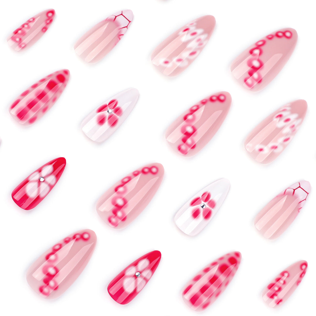 Artistically designed nail extensions in modern design Stornfield