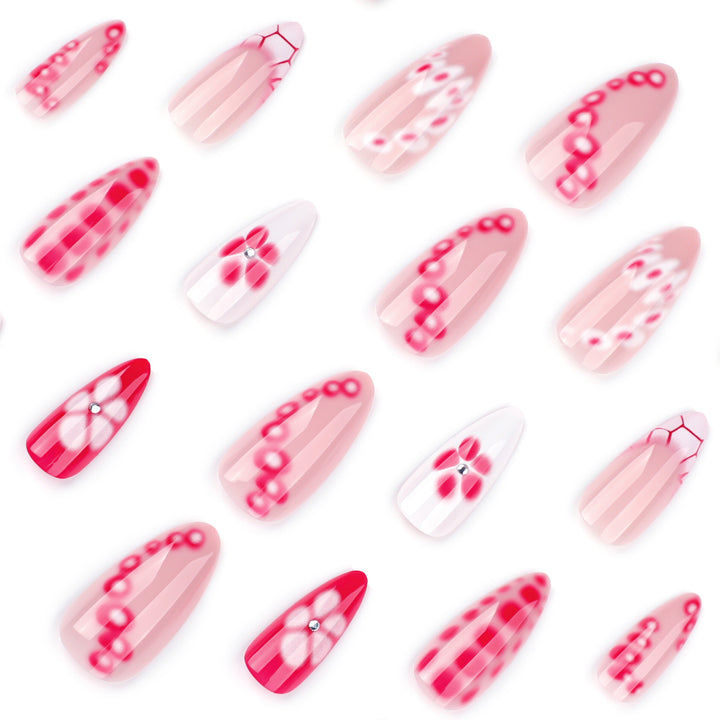 Artistically designed nail extensions in modern design Stornfield