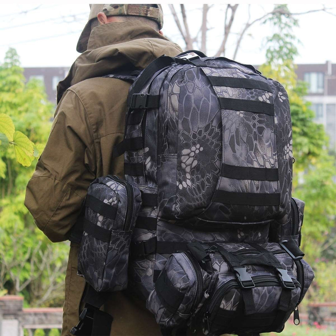 Tactical Backpack With Versatile Storage Space And Modular Pockets Stornfield