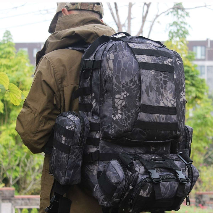 Tactical Backpack With Versatile Storage Space And Modular Pockets Stornfield