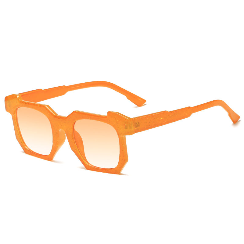 Ladies geometric sunglasses with striking, high-quality plastic frame Stornfield
