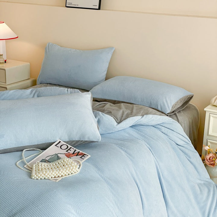 Premium Textured Quilt Cover Set