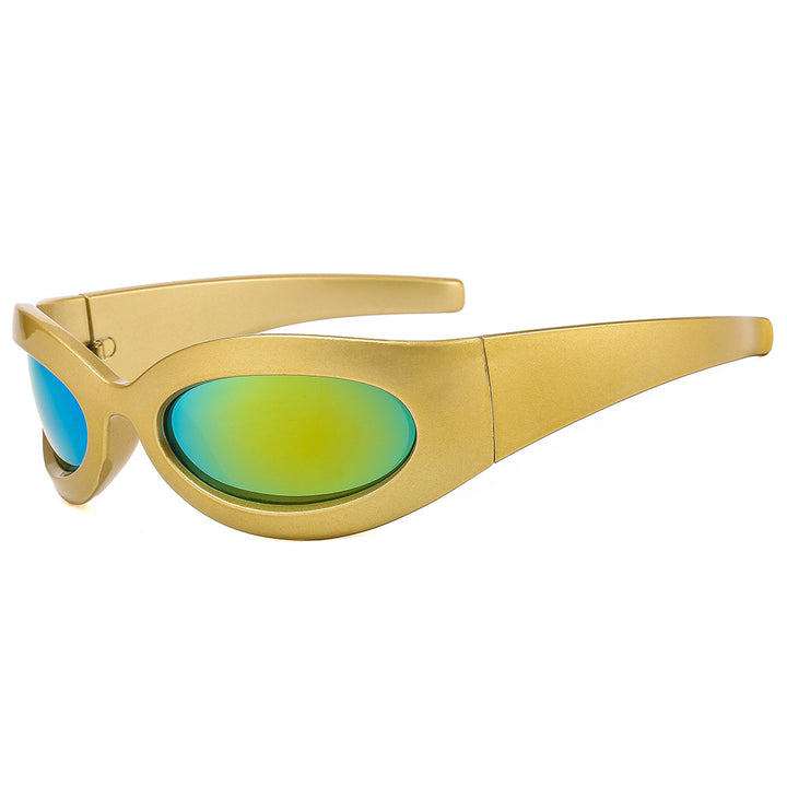 Women’s fashionable sunglasses with oval frame and modern finish Stornfield