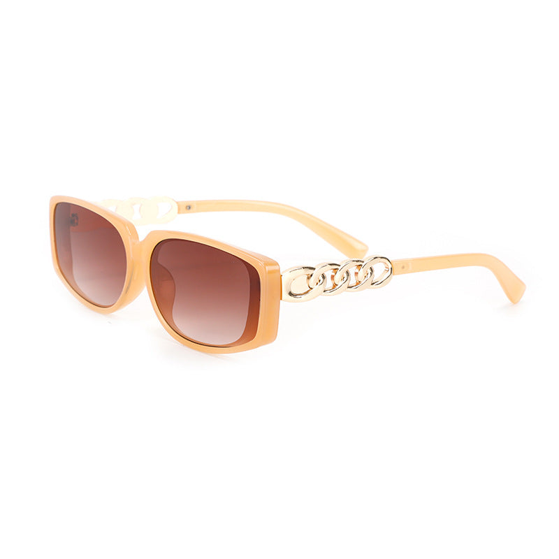 Women's square designer sunglasses with gold details Stornfield