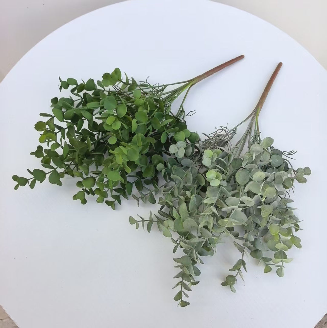 Lifelike Eucalyptus Leaf Stem