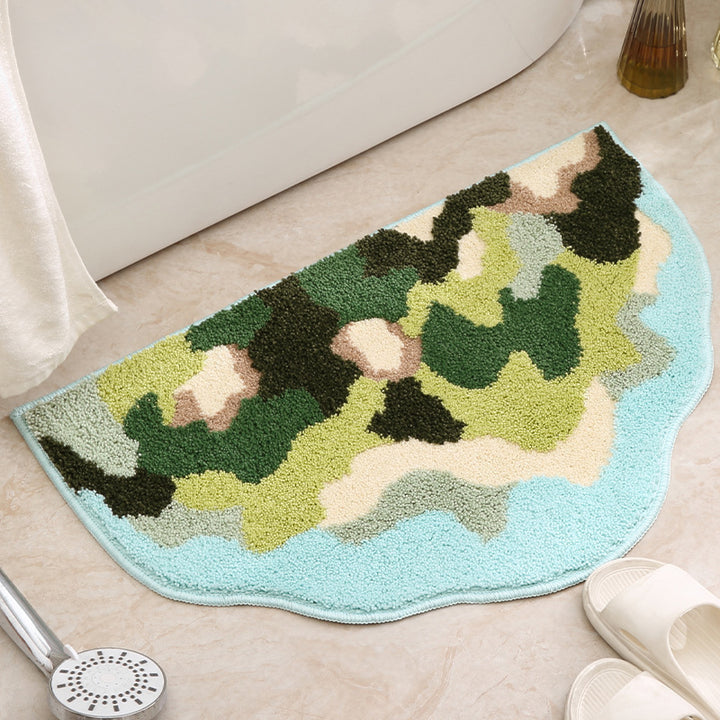 Cozy Camo Bath Mat for Bathroom