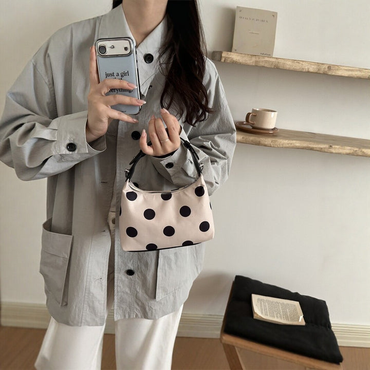 Polka Dot Mini Shoulder Handbag