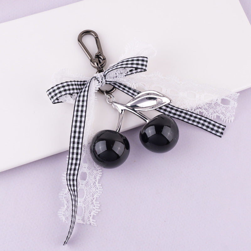 Decorative Cherry Charm Keychain Stornfield