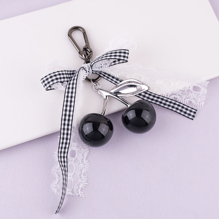 Decorative Cherry Charm Keychain Stornfield