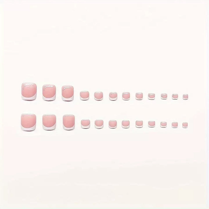 Stylish French Tip Nail Enhancements Stornfield