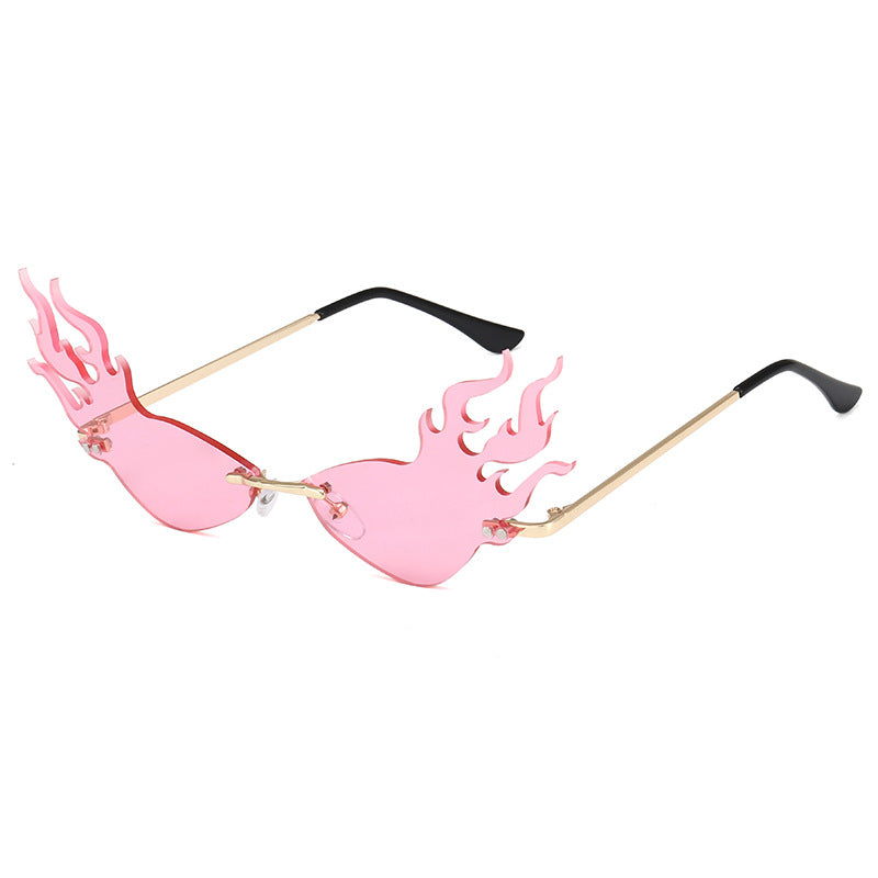 Women's fashionable sunglasses with flame-shaped design Stornfield
