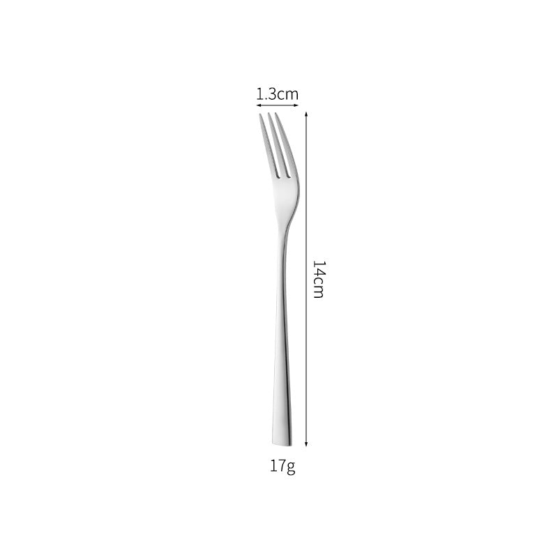 Elegant dessert knife with curved handle Stornfield