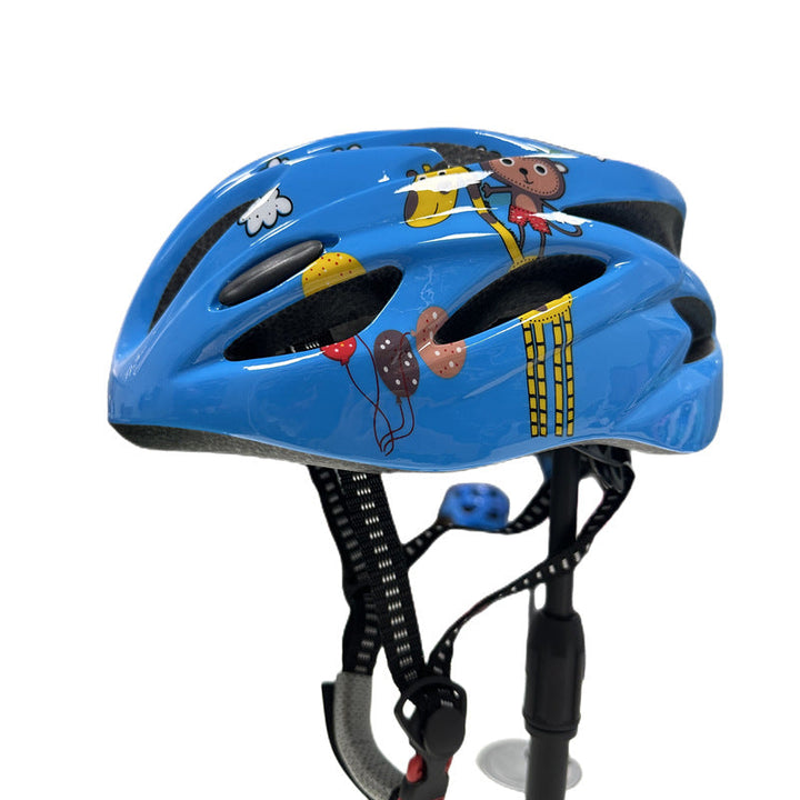 streamlined high-ventilation cycling helmet with micro-adjust retention and impact-absorbing liner Stornfield