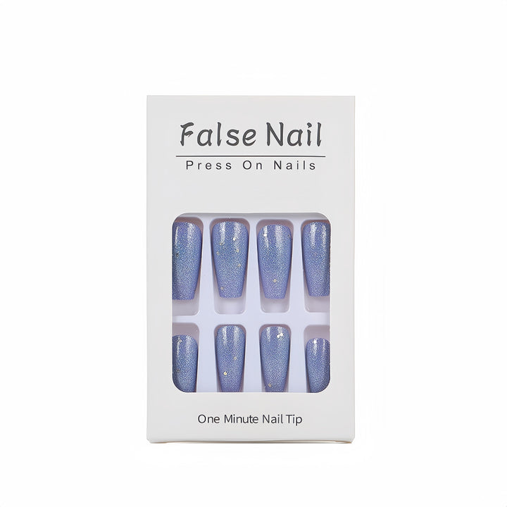 Glittering artificial nails in an elegant color scheme Stornfield