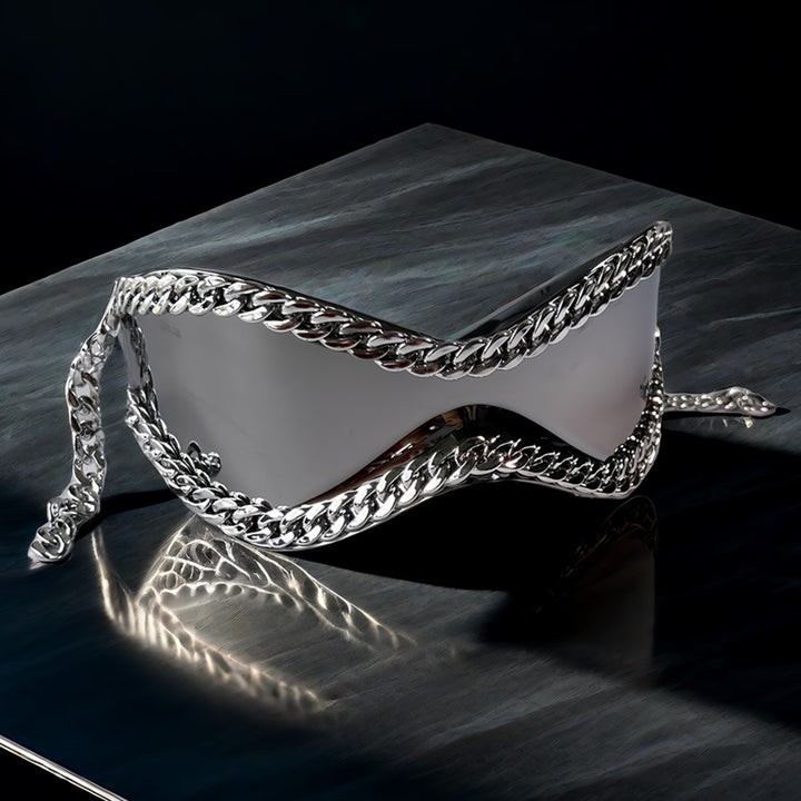 Women's trendy sunglasses with unique chain decoration Stornfield