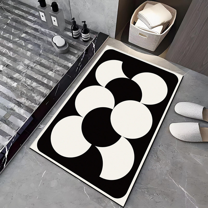 Modern Abstract Design Bath Mat