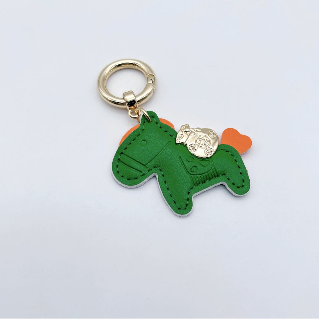 Animal-Shaped Leather Keychain Stornfield