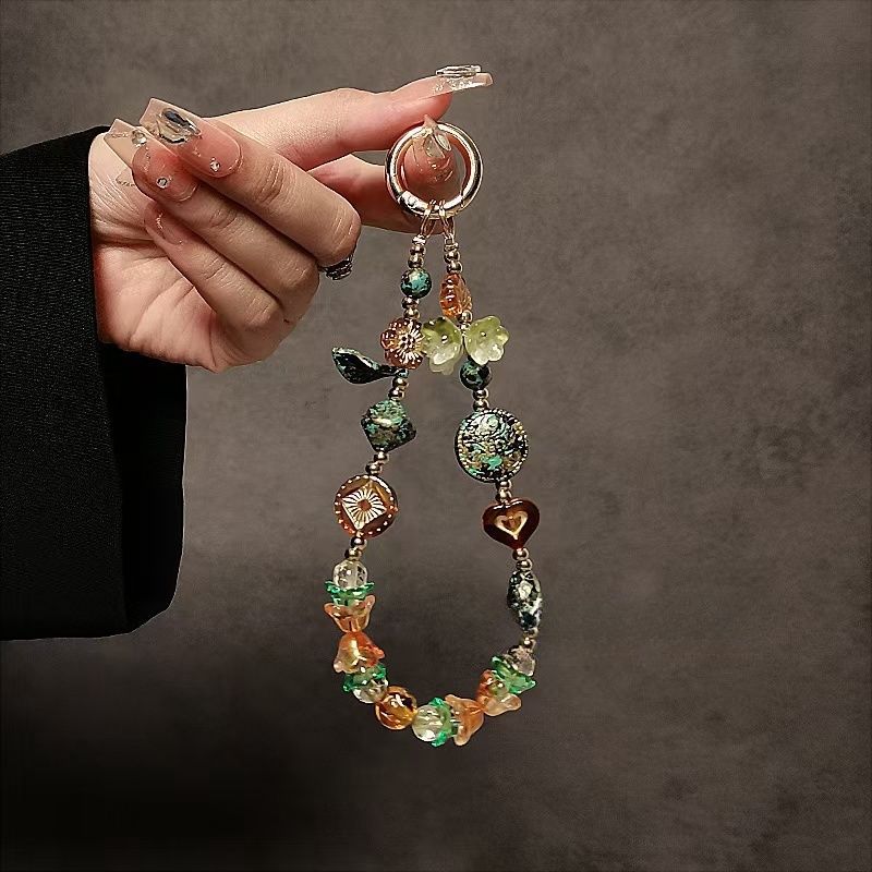 Artistic Beaded Charm Keychain Stornfield