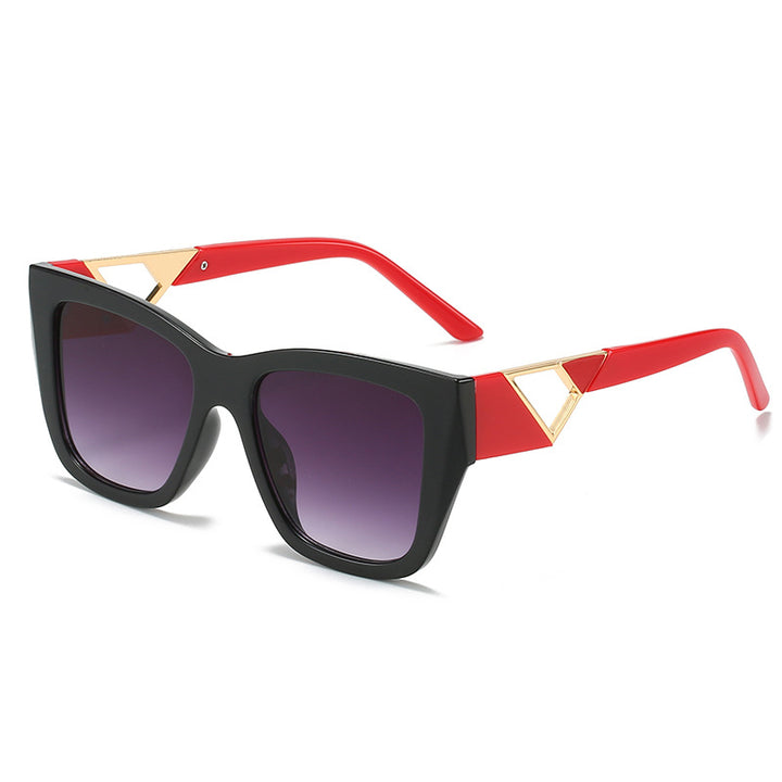Women's Oversized Sunglasses with Modern Geometric Design and Elegant Metal Accent Stornfield