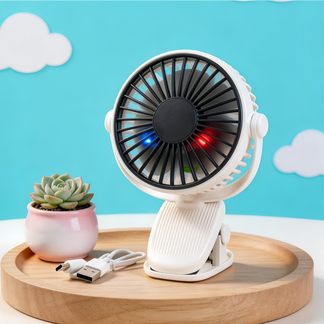 Women Portable Hand Fan with Creative Animal Ears Stornfield