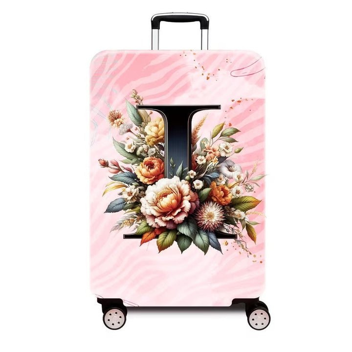 Ladies hard shell suitcase with luxurious floral design Stornfield