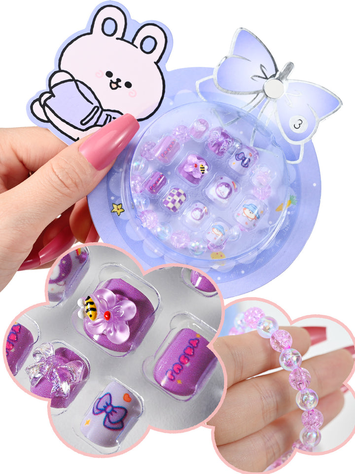Cute Cartoon-Themed Press-On Nail Set Stornfield