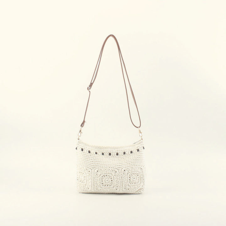 Crochet shoulder bag with stylish accents Stornfield