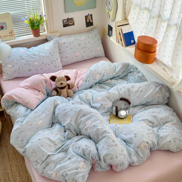 Bear-Themed Duvet Cover Set