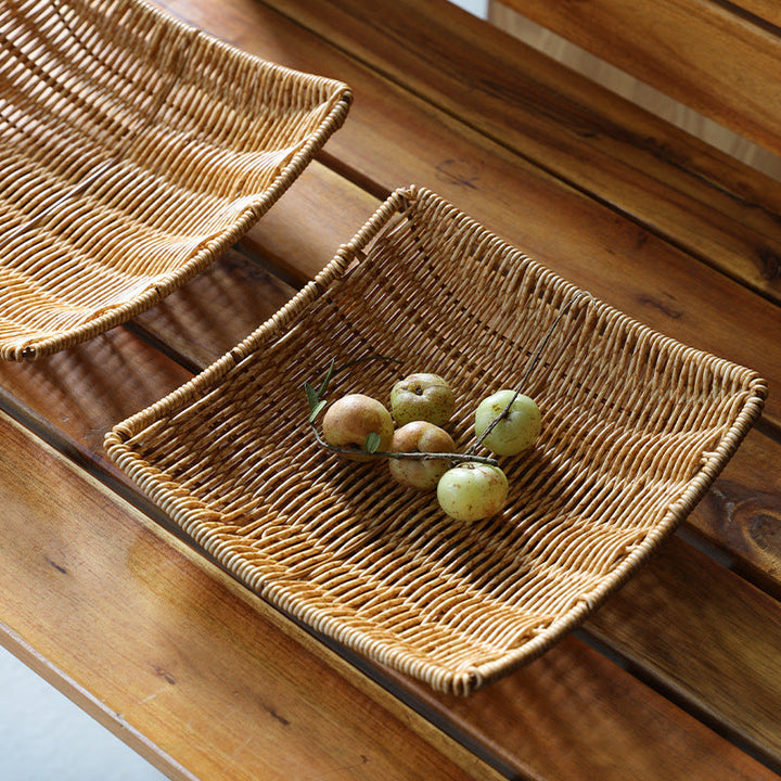 Handwoven Decorative Serving Basket Stornfield