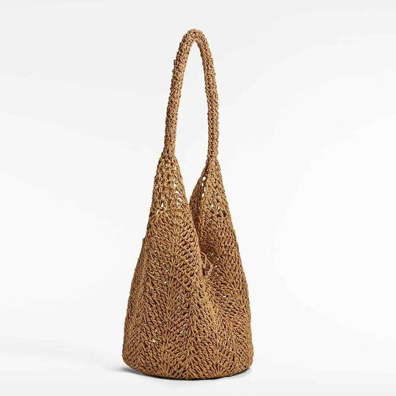 Hand-crocheted tote with deep slit Stornfield