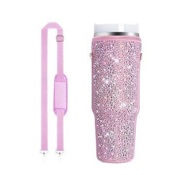 Ladies Glittering Insulated Bottle Case Stornfield