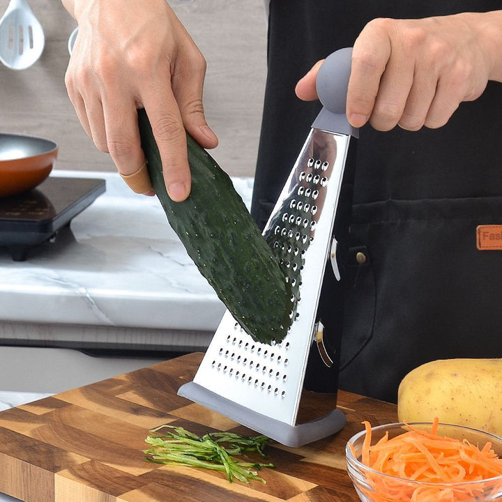 Versatile stainless steel grater with ergonomic handle Stornfield