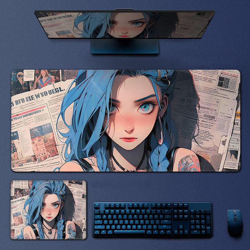 Anime-Inspired Gaming Mouse Pad