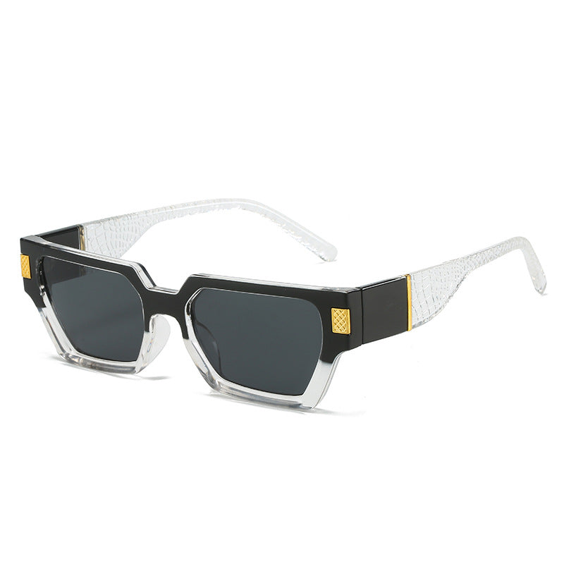 Ladies fashionable sunglasses with unique geometric frame and luxurious details Stornfield