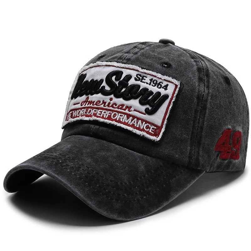 Men's Vintage-Inspired Embroidered Casual Cap Stornfield