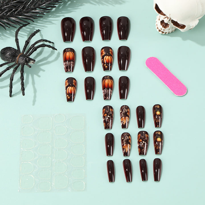 Artificial nails with autumn design Stornfield