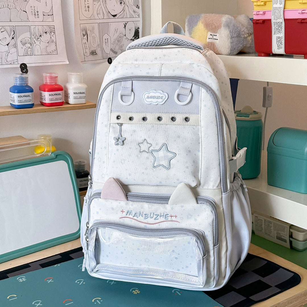 Fun-Themed Plush Backpack Stornfield