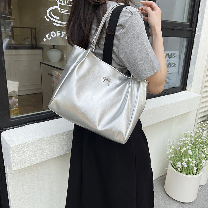 Elegant Glossy Hobo Handbag Stornfield