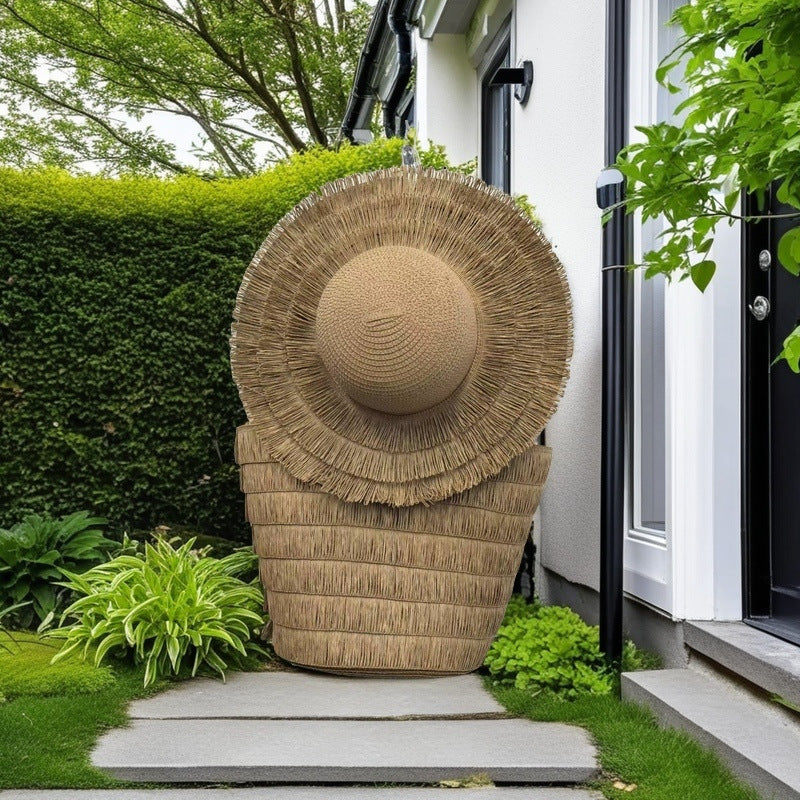 Beach basket with classic sun protection Stornfield