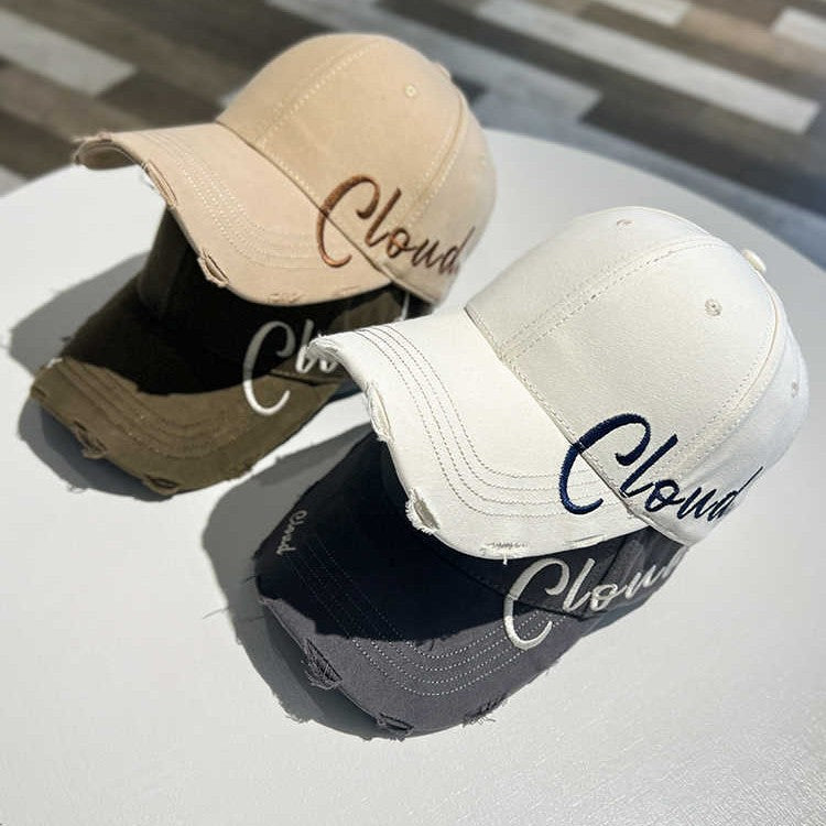 Women's Distressed Casual Cotton Baseball Cap Stornfield