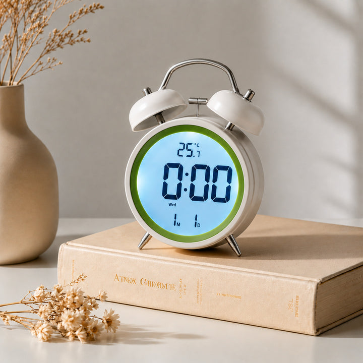 Digital Alarm Clock with Temperature Display Stornfield
